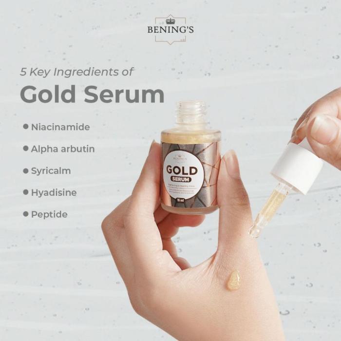 Cek Ingredients Bening's Gold Serum