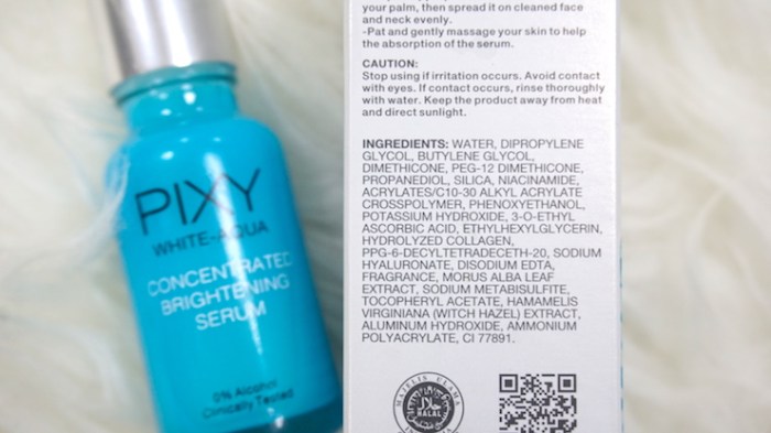 pixy serum brightening concentrated 18ml tokopedia