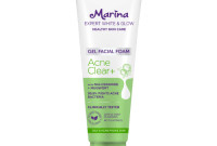 Cek Ingredients Marina Expert White & Glow Gel Facial Foam  Acne Clear+ terbaru