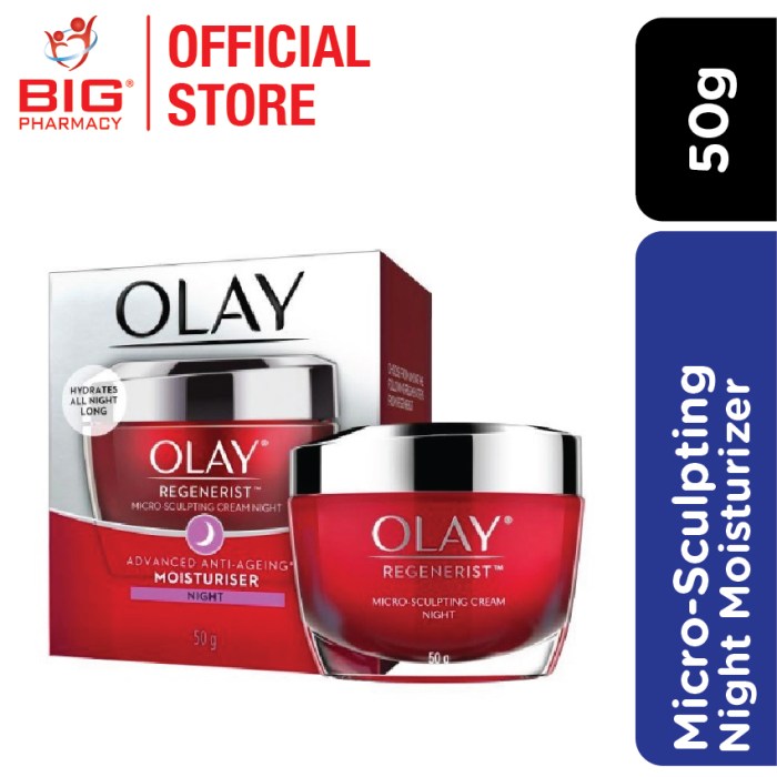 Cek Ingredients Olay Regenerist Micro-sculpting Night Moisturizer