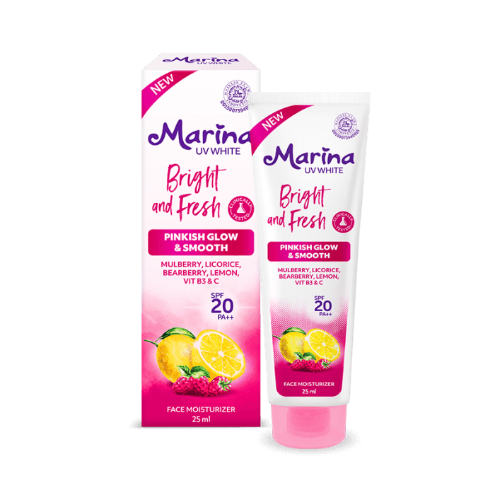 Cek Ingredients Marina Bright & Fresh Moisturizer SPF 20 PA++