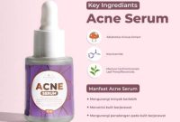 Cek Ingredients Bening's Skincare Acne Serum terbaru