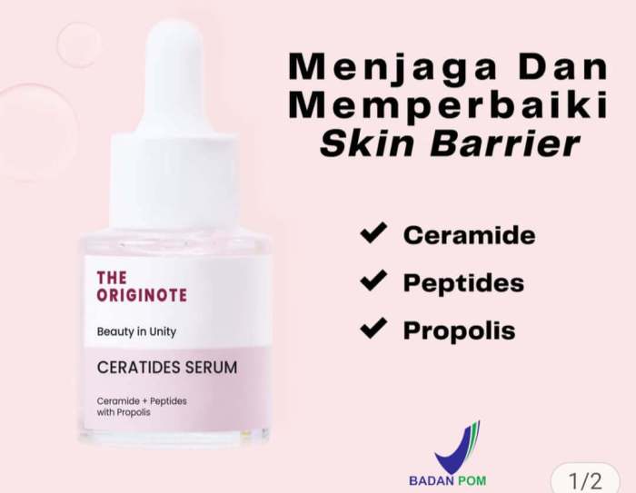 Cek Ingredients The Originote Ceratides Serum terbaru