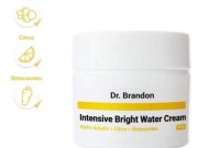 Cek Ingredients Dr. Brandon Intensive Bright Water Cream