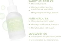 Cek Ingredients Bright Diary Acne Serum 2.0 (2% Salicylic acid + 5% panthenol + 5% Mugwort)