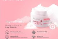 Cek Ingredients Hanasui Flawless Glow 10 Night Cream