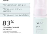 Cek Ingredients SECA ANTI ACNE SEBUM BHA 2% SERUM