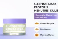 Cek Ingredients Somethinc BEE POWER Propolis & Manuka Honey Sleeping Mask