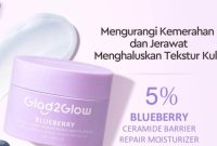 Cek Ingredients Glad2Glow Blueberry 5% Ceramide Barrier Repair Moisturizer