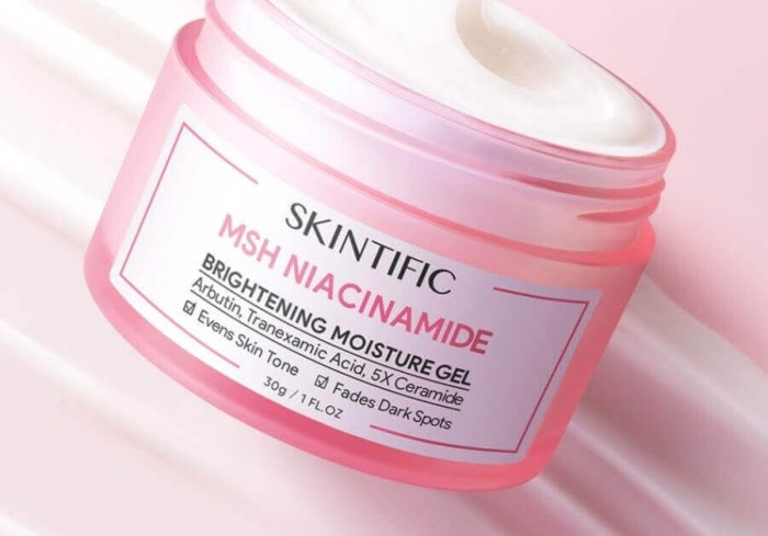 Cek Ingredients Skintific MSH Niacinamide Brightening Moisture Gel