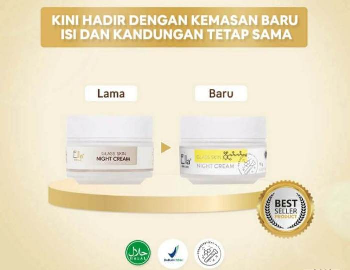 Cek Ingredients ELLA skincare Glass Skin Whitening Serum