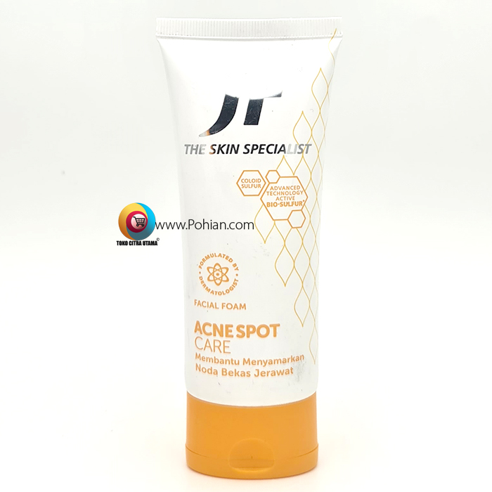 Cek Ingredients JF Sulfur Acne Spot Facial Foam terbaru