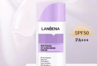 Cek Ingredients Lanbena Whitening UV Sunscreen Cream Green terbaru