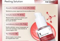 Cek Ingredients Pipiqiu Peeling Solution AHA BHA PHA terbaru