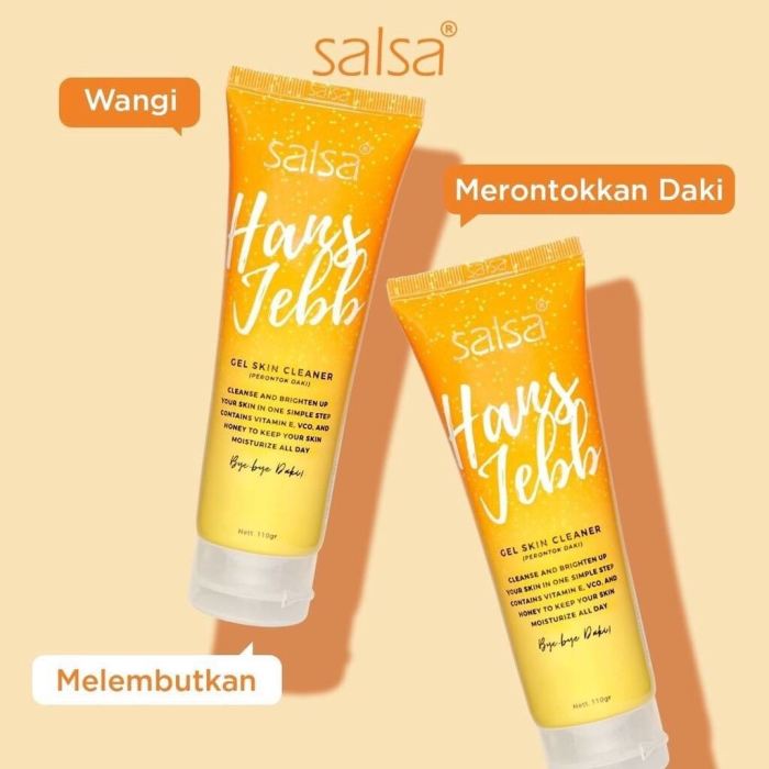 Cek Ingredients SALSA Hans Jebb Peeling Gel - Skin Cleanser Scrub Eksfoliasi