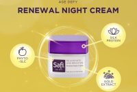 Cek Ingredients Safi Age Defy Renewal Night Cream terbaru