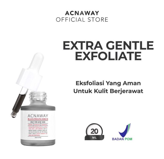 Cek Ingredients Acnaway Black Peeling Serum