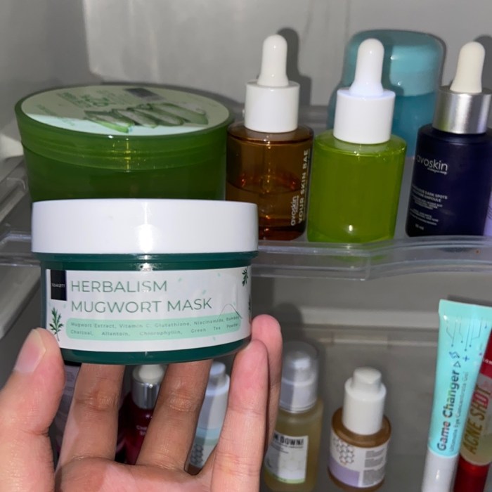 Cek Ingredients Scarlett Herbalism Mugwort Mask terbaru