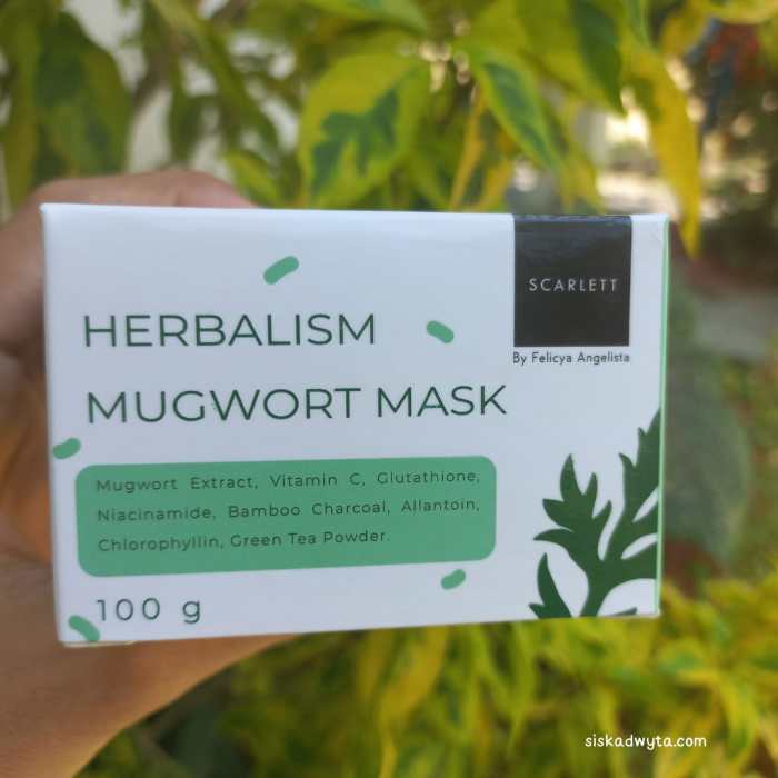 Cek Ingredients Scarlett Herbalism Mugwort Mask