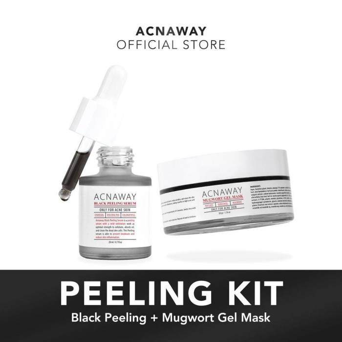 Cek Ingredients Acnaway Black Peeling Serum