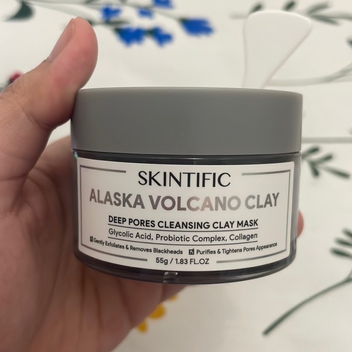 Cek Ingredients Skintific Alaska Vulcano Clay