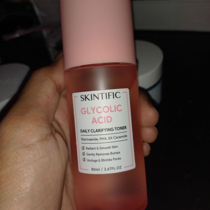 Cek Ingredients Skintific Glycolic Acid Daily Clarifying Toner