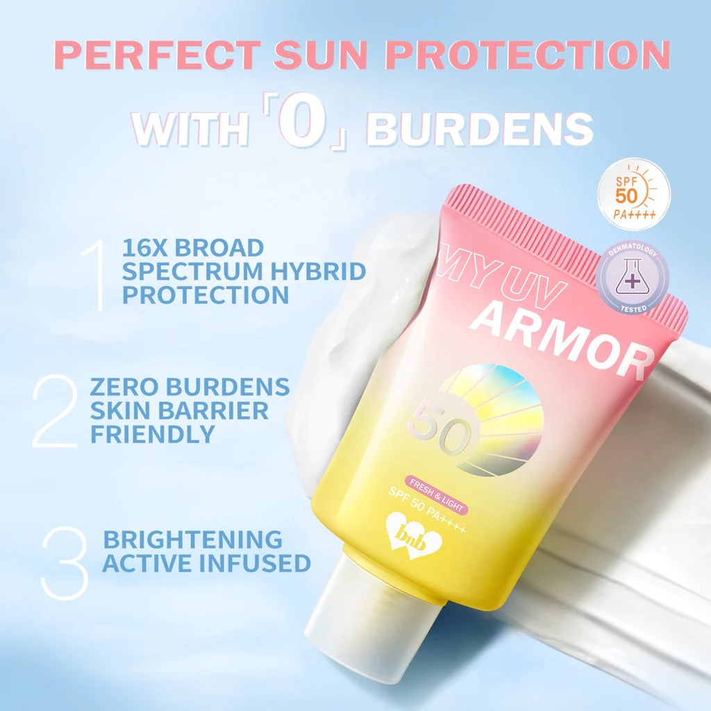 Cek Ingredients BNB Barenbliss My UV Armor SPF 50 PA++++