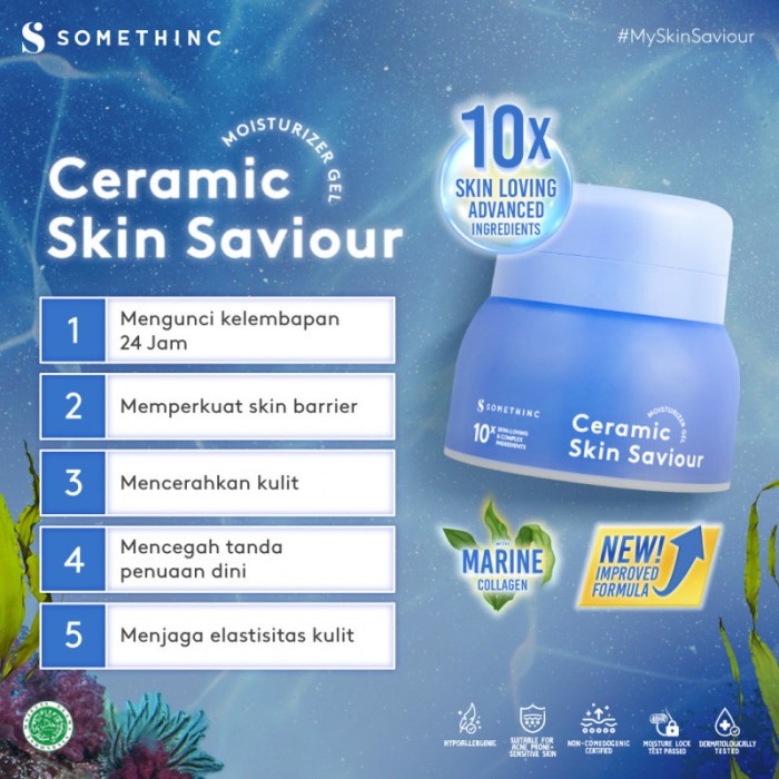 [Update] Cek Ingredients Something Ceramic Skin Saviour Moisturizer Gel