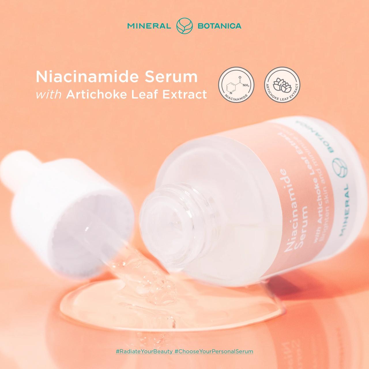 Cek Ingredients Mineral Botanica Niacinamide Serum terbaru