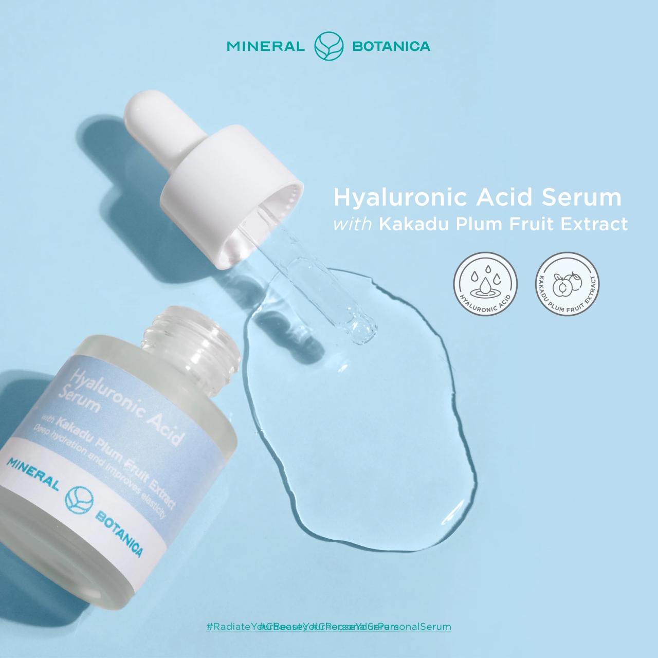 Cek Ingredients Mineral Botanica Hyaluronic Acid Serum terbaru