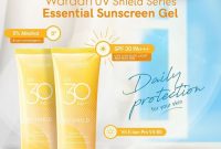 wardah sunscreen sun tampilan depan