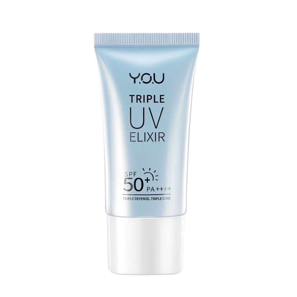 Cek Ingredients YOU Triple UV Elixir Sunscreen Gel SPF 50+ PA ...