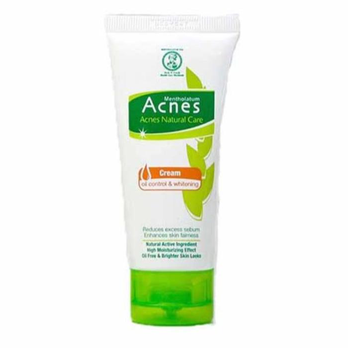 Cek Ingredients Acnes Natural Care Oil Control & Whitening Cream