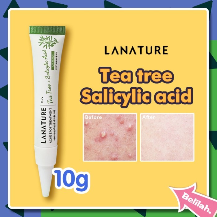 Cek Ingredients Lanature Acne Spot Treatment Tea Tree + Salicylic Acid