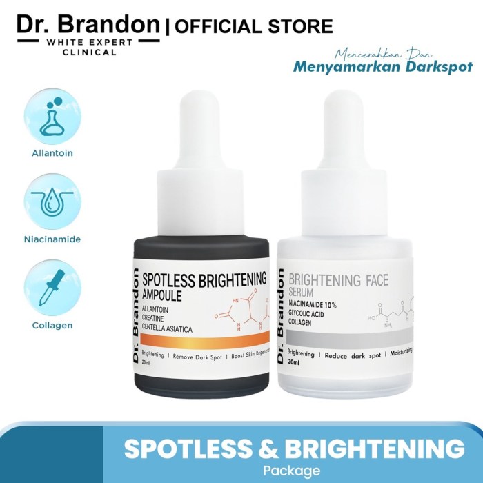 Cek Ingredients Dr. Brandon Spotless Brightening Ampoule