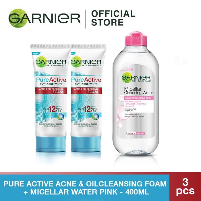 Penjelasan Ingredients Garnier Pure Active Acne & Clearing Foam