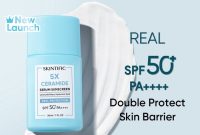 Cek Ingredients Skintific Barrier Protect Serum Sunscreen SPF 50+ PA++++