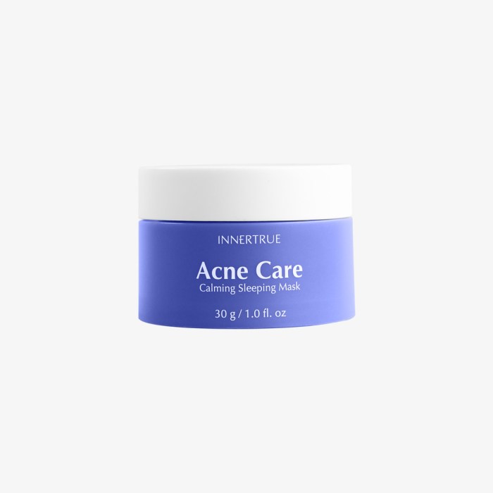 Cek Ingredients INNERTRUE Acne Care Calming Sleeping Mask