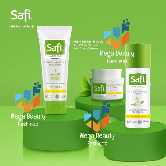 Cek Ingredients Safi Naturals Acne Clarifying Toner