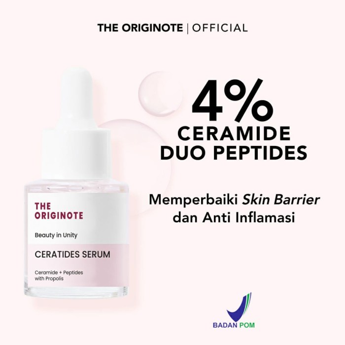 Cek Ingredients The Originote Ceratides Serum