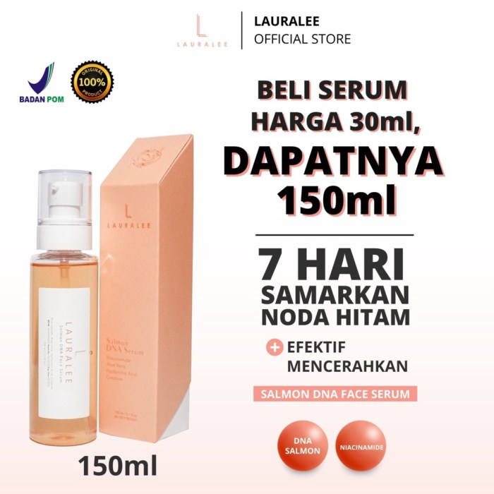 Cek Ingredients Lauralee Salmon DNA Serum terbaru
