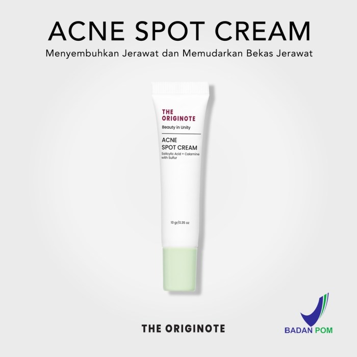 Cek Ingredients The Originote Acne Spot Cream