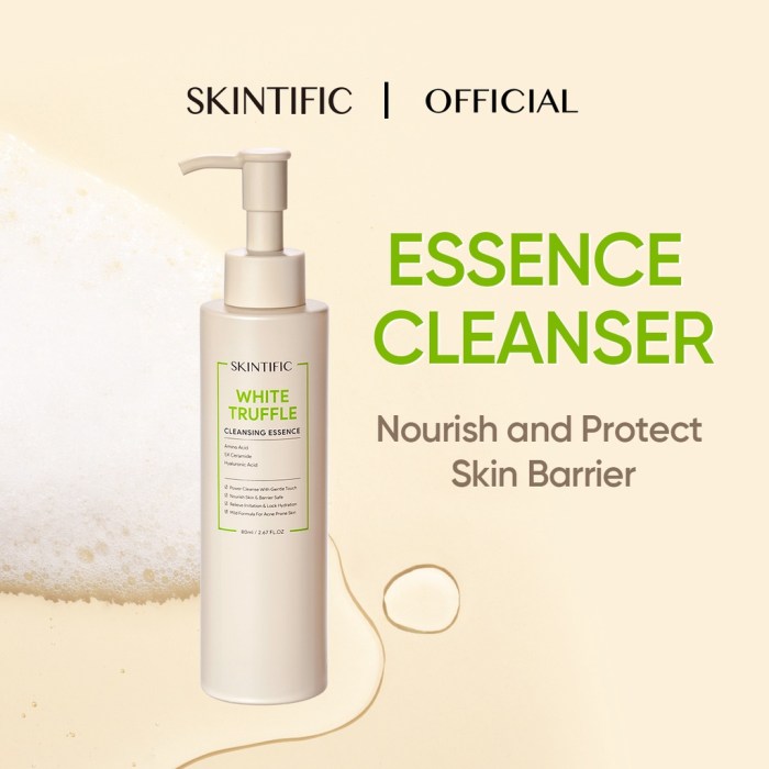 Cek Ingredients Skintific White Truffle Cleansing Essence