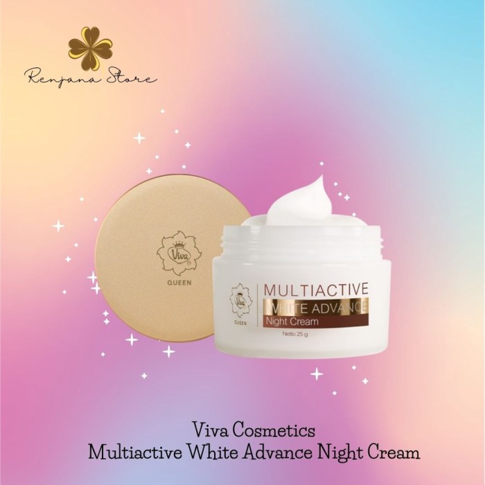 Cek Ingredients Viva Queen Multiactive White Advance Night Cream terbaru