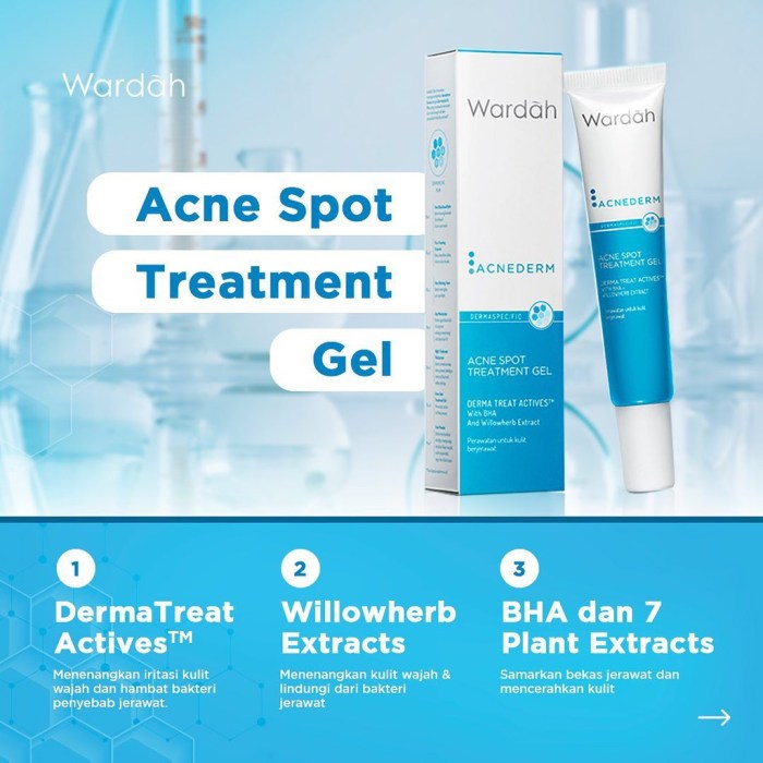 Cek Ingredients Wardah Acnederm Spot Treatment