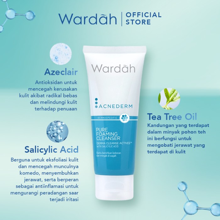 Mengintip Ingredients Azarine Gentle Anti Acne Foam