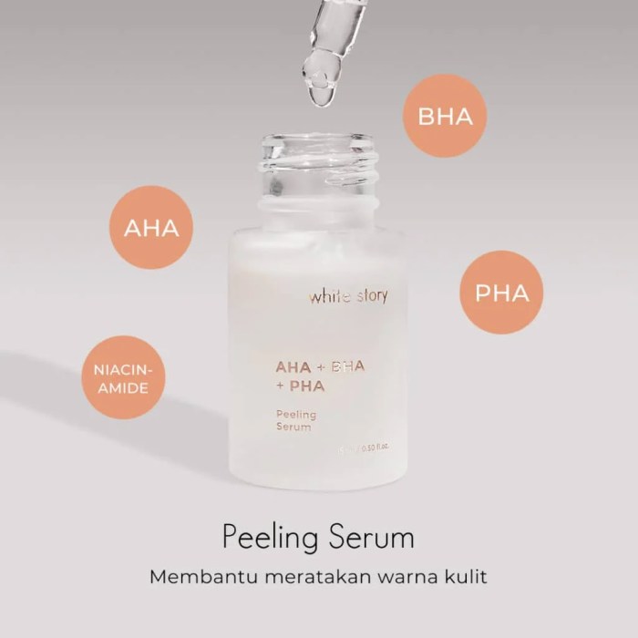 Cek Ingredients White Story Peeling serum