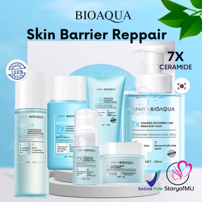 Cek Ingredients Bioaqua 7x ceramide Skin Barrier Moisturize Cleanser