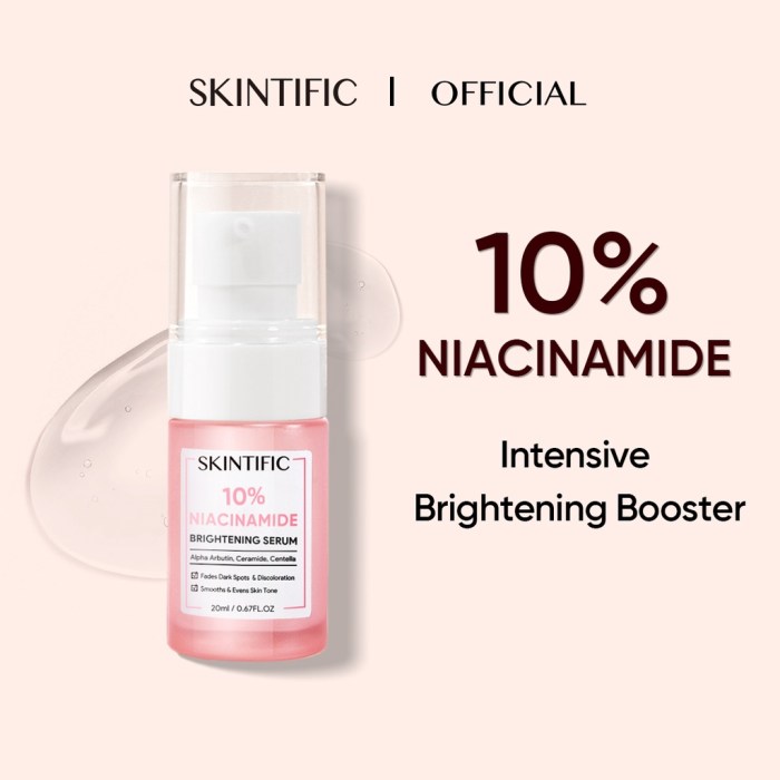 Cek Ingredients Skintific Niacinamide 10% Serum