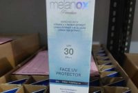 Cek Ingredients Melanox Face UV Protector SPF 30 PA++ terbaru